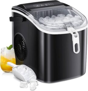 AGLUCKY Countertop Ice Maker Review